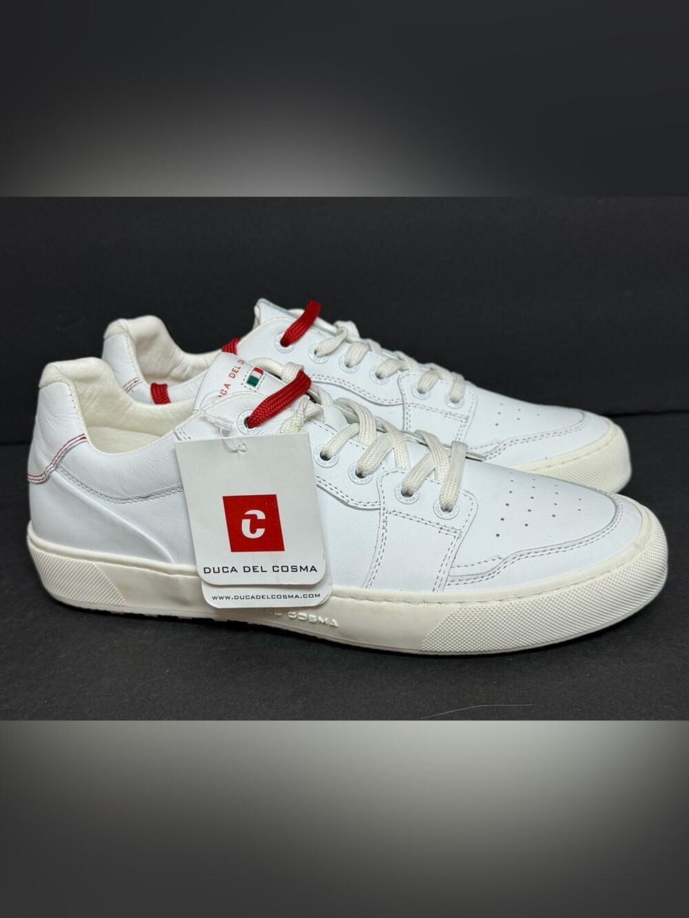 Women’s Duca Del Cosma Giordana Spikeless Waterproof Golf Shoe - White Size 9.5